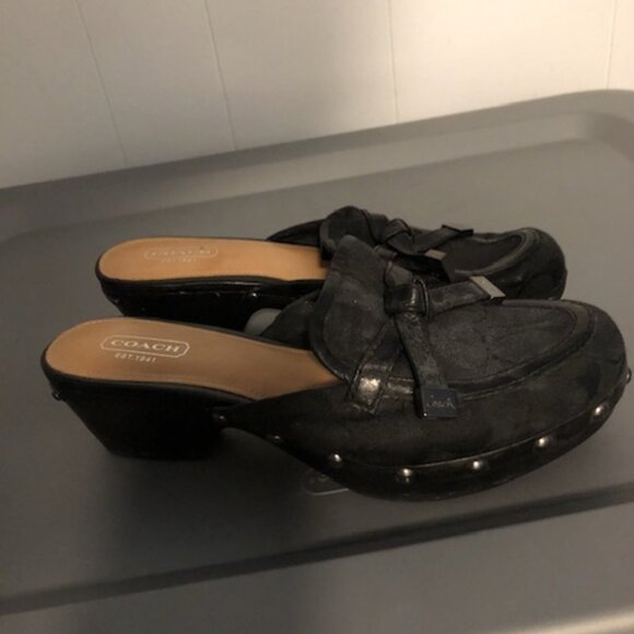 Coach Tanya Logo Cloggs - Picture 1 of 5